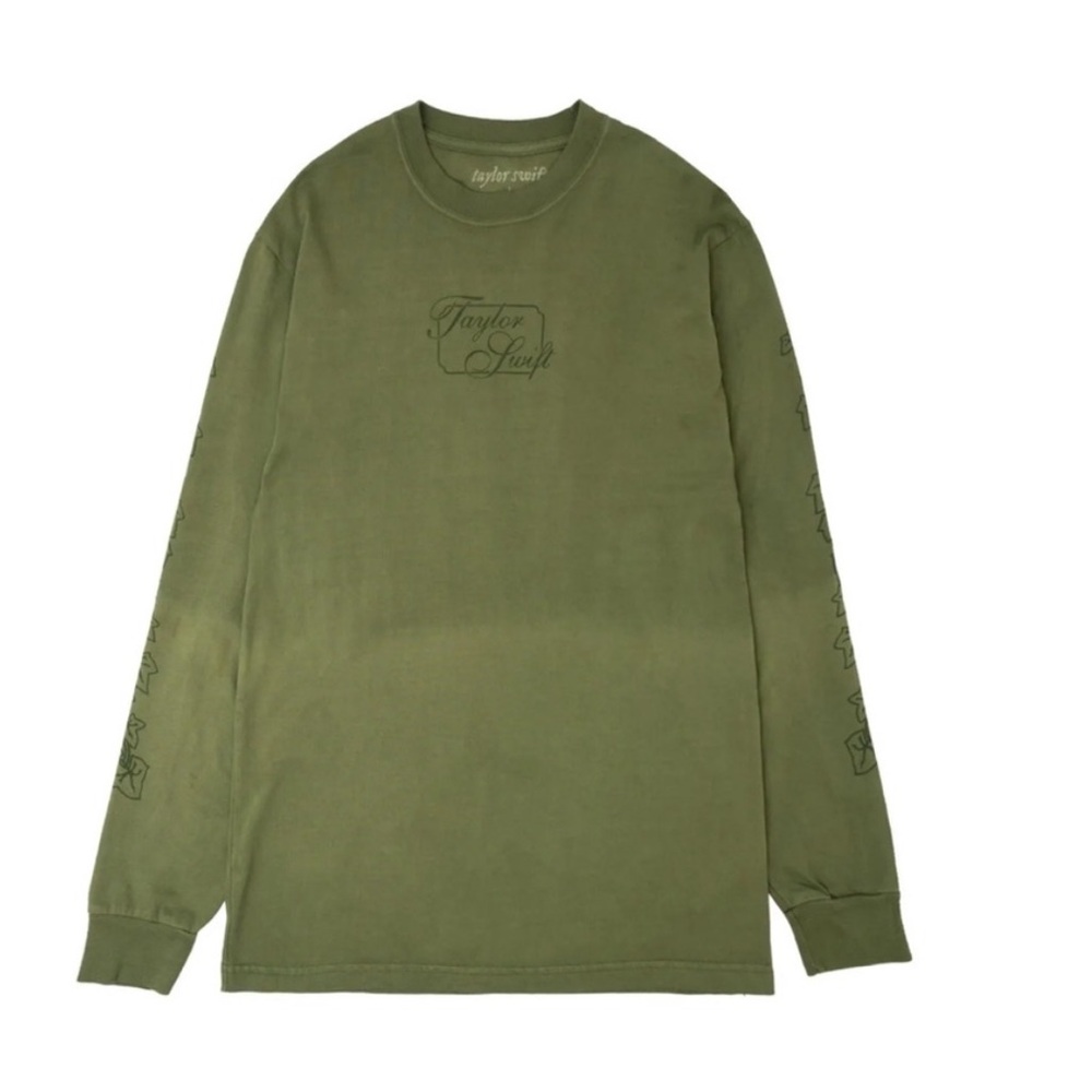 Taylor Swift Long Sleeve Shirt in Olive